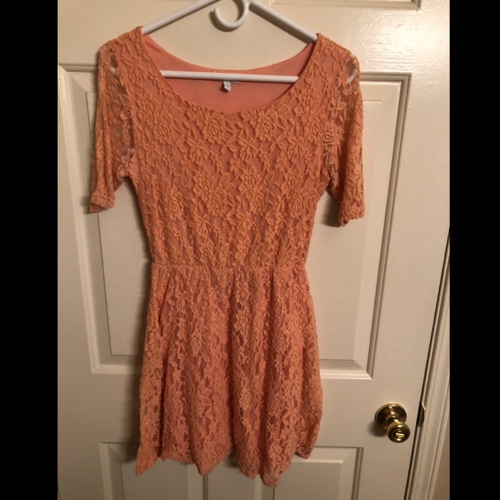 Coral/pink cocktail dress